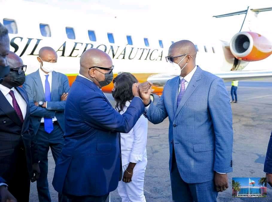 Arrivée du premier ministre à Lubumbashi
