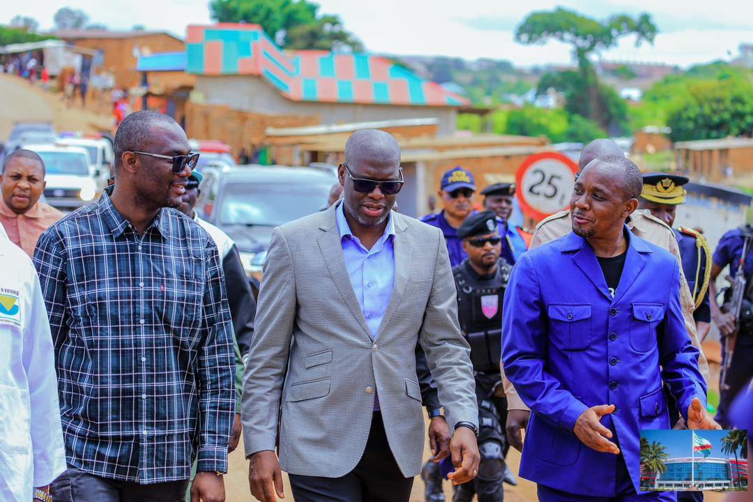 Haut-Katanga : Le Gouverneur de Province en visite d’inspection des chantiers de Kambove