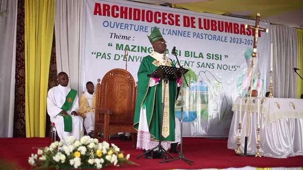 Ouverture de l’année pastorale à l’Eglise Catholique par l’archevêque de Lubumbashi