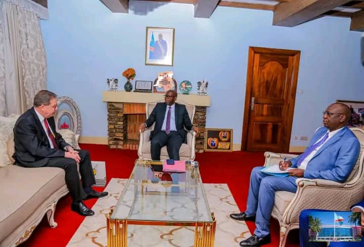 Entrevue entre Jacques Kyabula Katwe et l’Ambassadeur extraordinaire et plénipotentiaire de la Russie en RDC