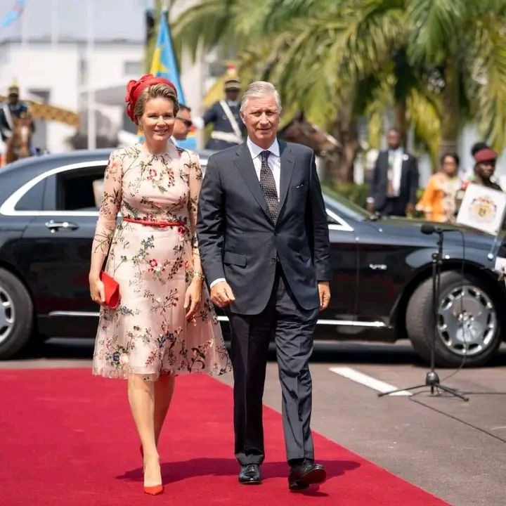 L'arrivée du roi des belges Phillipes à Lubumbashi