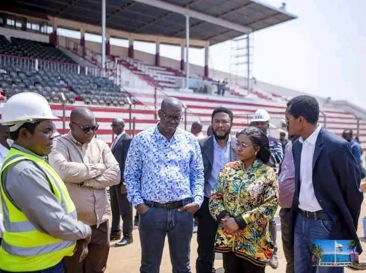 Visite des chantiers ouverts dans la ville de Lubumbashi