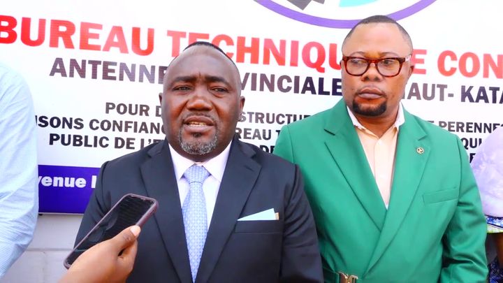 Haut-Katanga : Le ministre provincial en charge des Infrastructures inspecte le Bureau Technique de Contrôle, BTC
