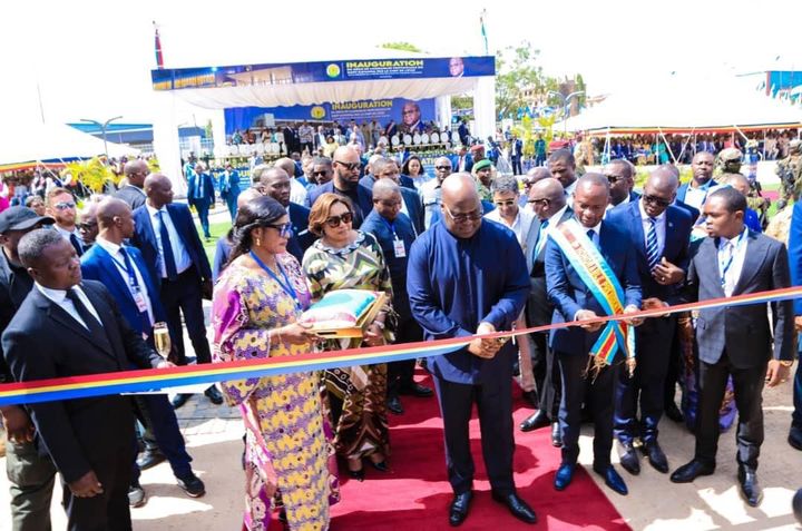 Le Président Félix Tshisekedi inaugure le nouveau siège de l’Assemblée provinciale du Haut- Katanga