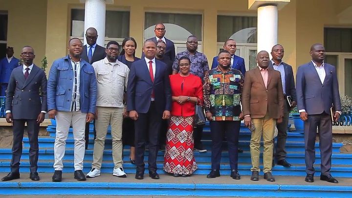 Les Députés Nationaux membres de la Commission mixte aménagement, infrastructures, nouvelles technologies et communication en séjour dans le Haut-Katanga